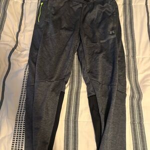 Russell Athletic Kids Gray Joggers with Black Accents